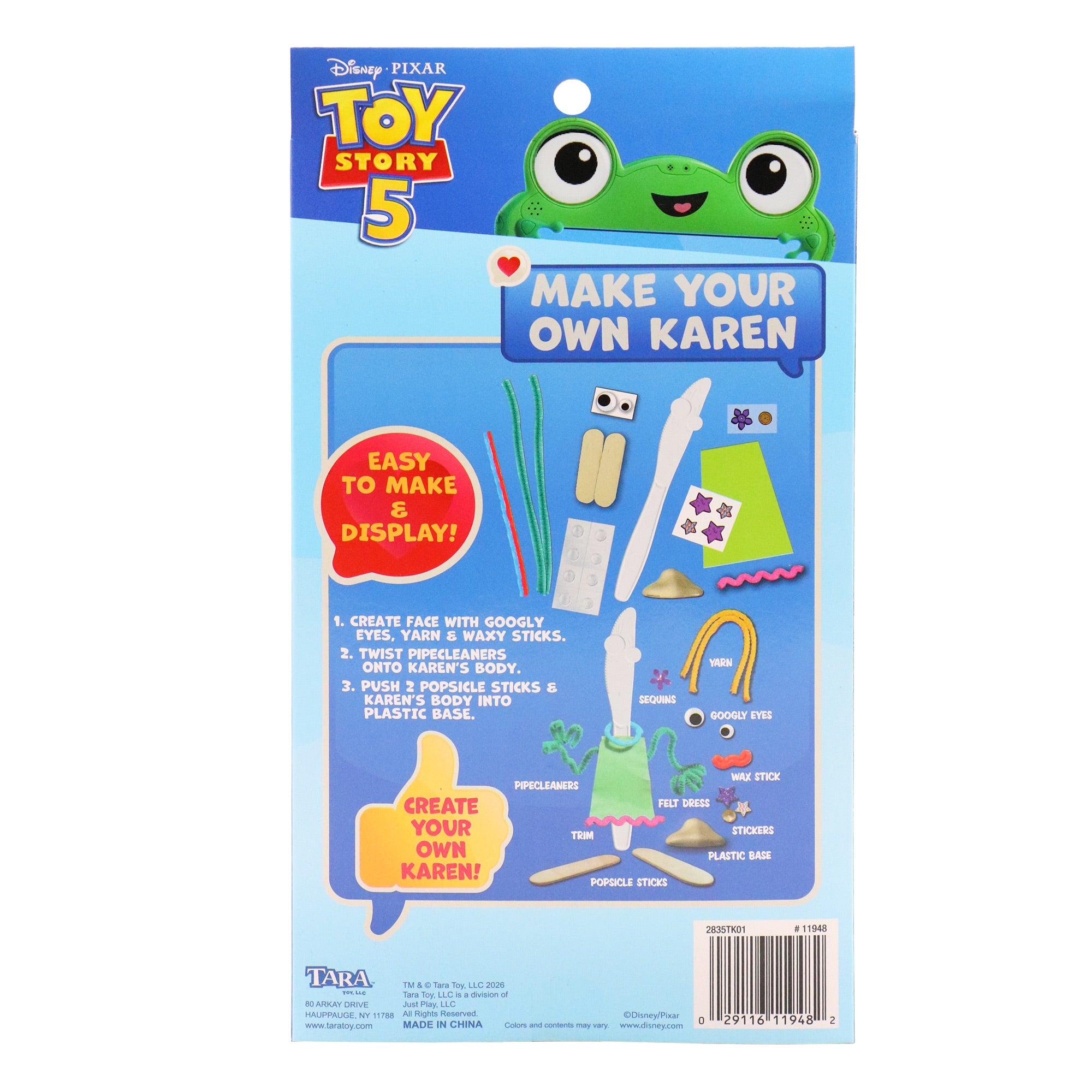 Disney And Pixar Toy Story 5 Make Your Own Karen Art And Crafts Kit