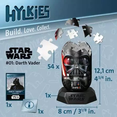 3D Puzzle Character Hylkies Darth Vader - 54 Pieces