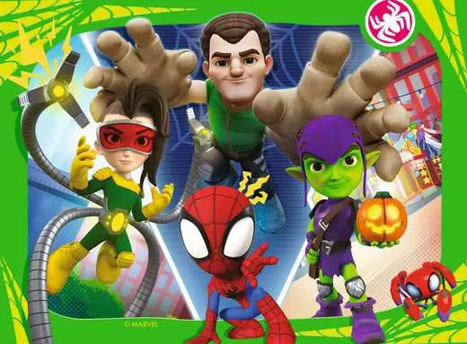 Ravensburger Spidey & His Amazing Friends 4 In A Box (12, 16, 20, 24 Piece) Jigsaw Puzzles