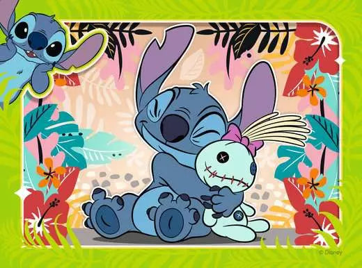 Ravensburger Disney Stitch 4 In A Box (12, 16, 20, 24 Piece) Jigsaw Puzzles