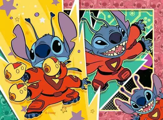Ravensburger Disney Stitch 4 In A Box (12, 16, 20, 24 Piece) Jigsaw Puzzles