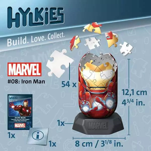 Ravensburger Hylkies Marvel Heroes Iron Man Collectible Figure