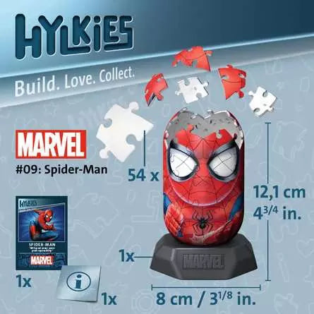 3D Puzzle Character Hylkies Spider-Man - 54 Pieces
