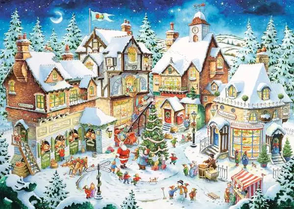 Ravensburger 50Th Anniversary: Christmas Village Limited Edition No.28 1000 Piece Jigsaw Puzzle