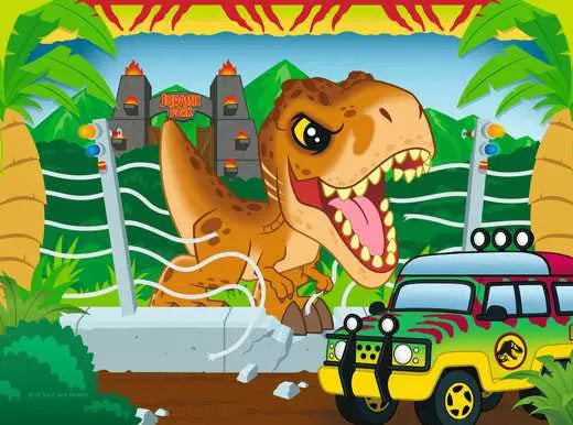 Ravensburger Jurassic World Explorers 4 In A Box (12, 16, 20, 24 Piece) Jigsaw Puzzles - Ready To Explore