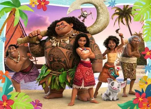 Disney Moana 2 4 X 100 Piece Puzzles