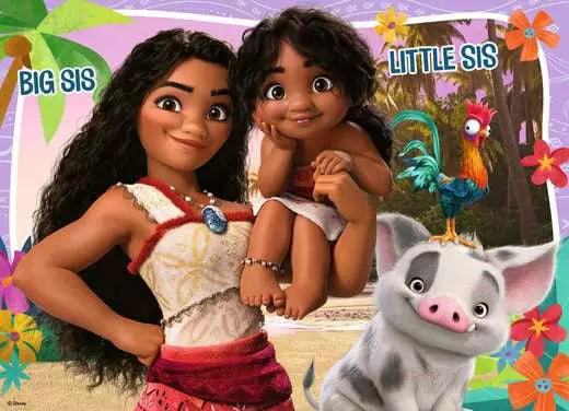 Disney Moana 2 4 X 100 Piece Puzzles