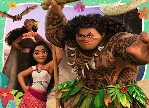 Disney Moana 2 4 X 100 Piece Puzzles