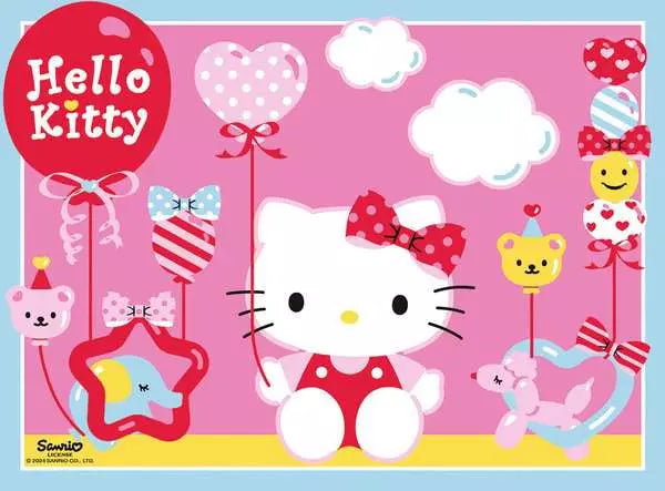 Ravensburger Hello Kitty 4 In A Box - Dream Big, Sparkle More! - 12 + 16 + 20 + 24 Pieces Puzzles