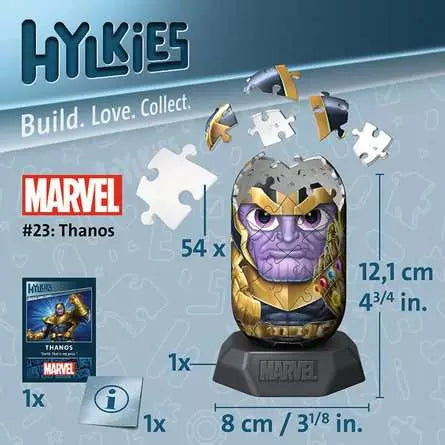 3D Puzzle Character Hylkies Marvel Thanos - 54 Pieces