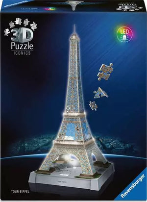 Ravensburger Eiffel Tower Light Up 3D Puzzle , 216Pc