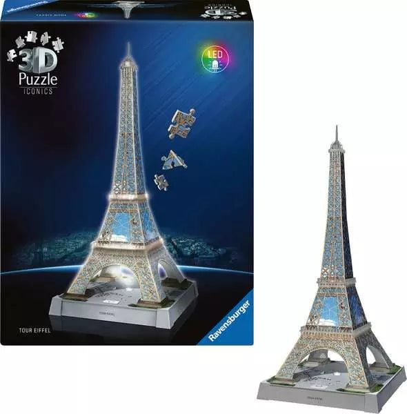 Ravensburger Eiffel Tower Light Up 3D Puzzle , 216Pc