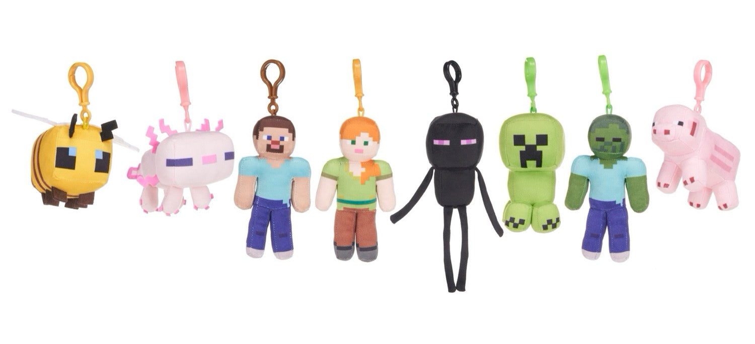 Minecraft Mini Plush Bagclip