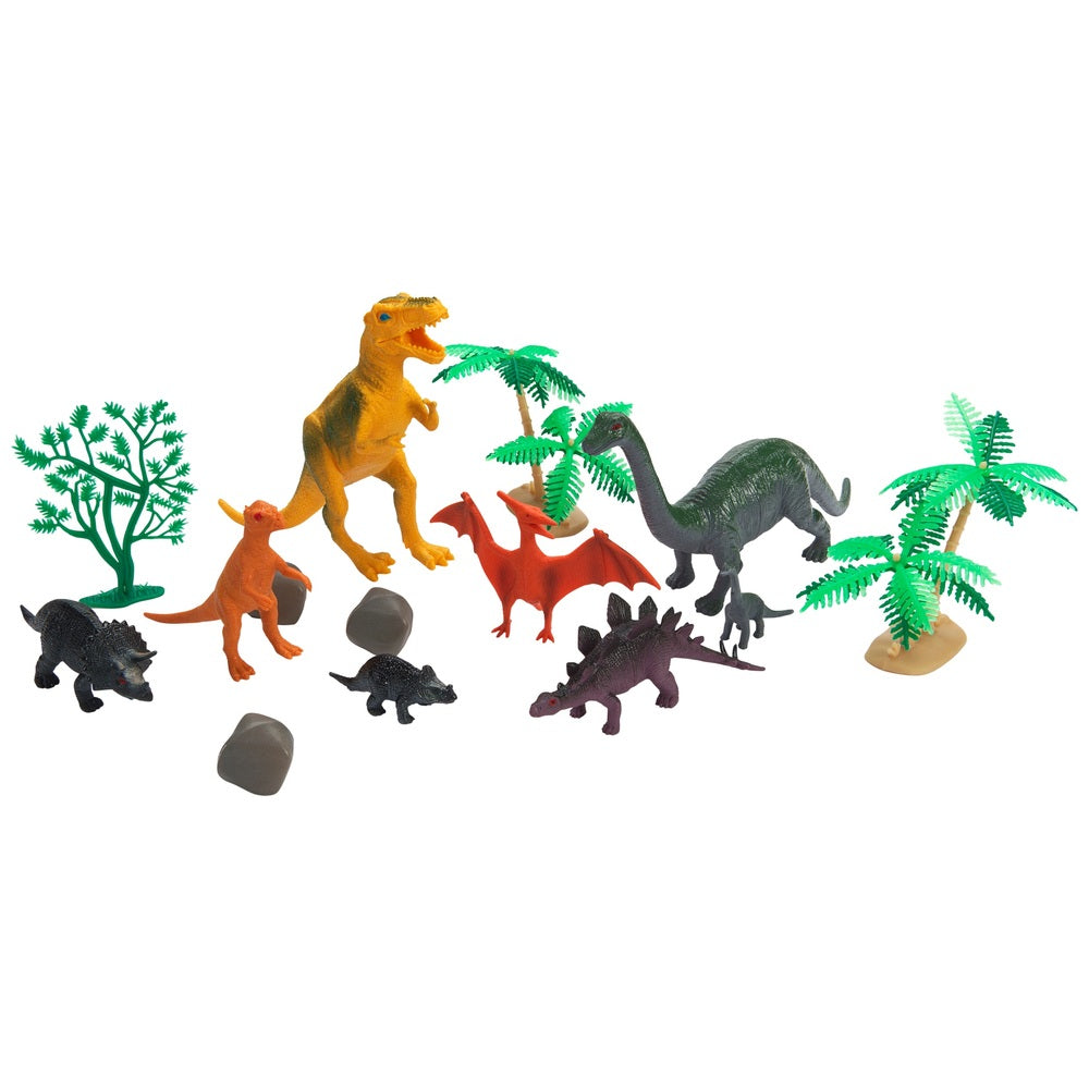 Dinosaur Figures And Accessories Set 60 Piece