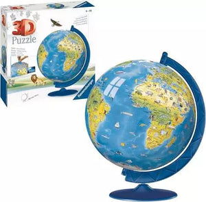 Ravensburger Children's World Globe, 180 Piece 3D Jigsaw Puzzle