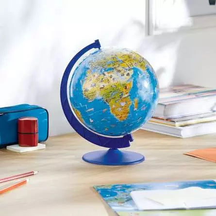 Ravensburger Children's World Globe, 180 Piece 3D Jigsaw Puzzle