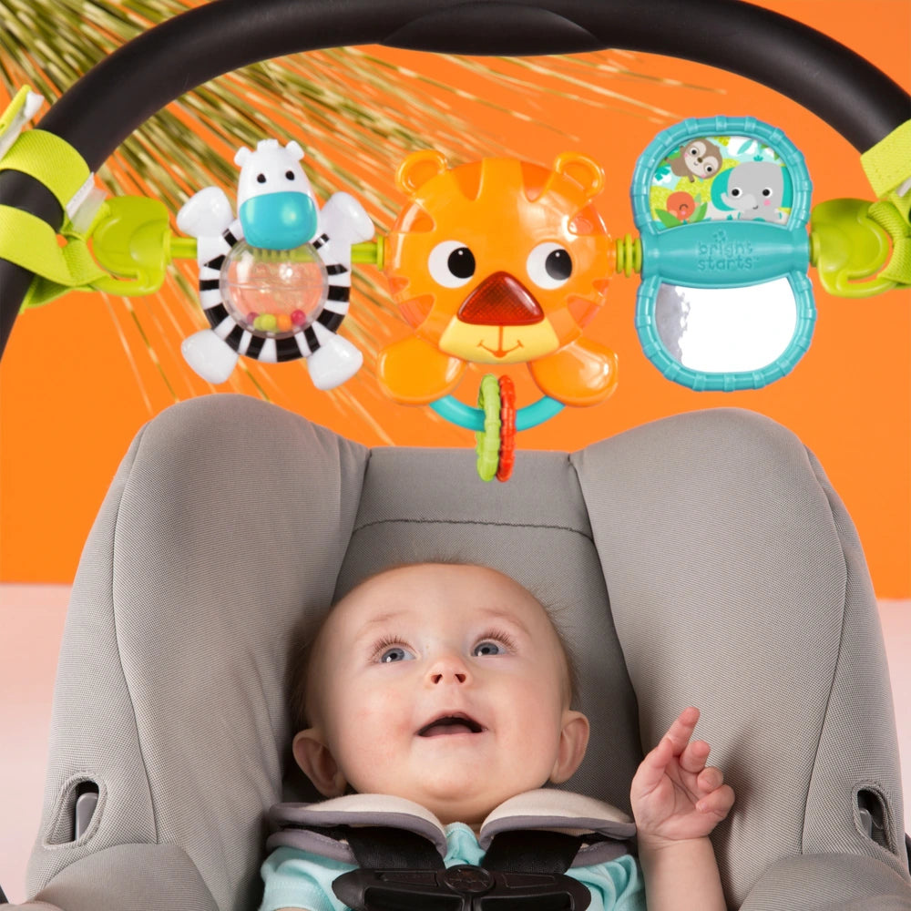 Bright Starts Take-Along Activity Bar Baby Carrier Toy