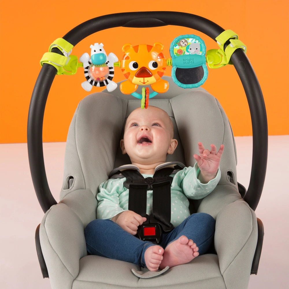 Bright Starts Take-Along Activity Bar Baby Carrier Toy