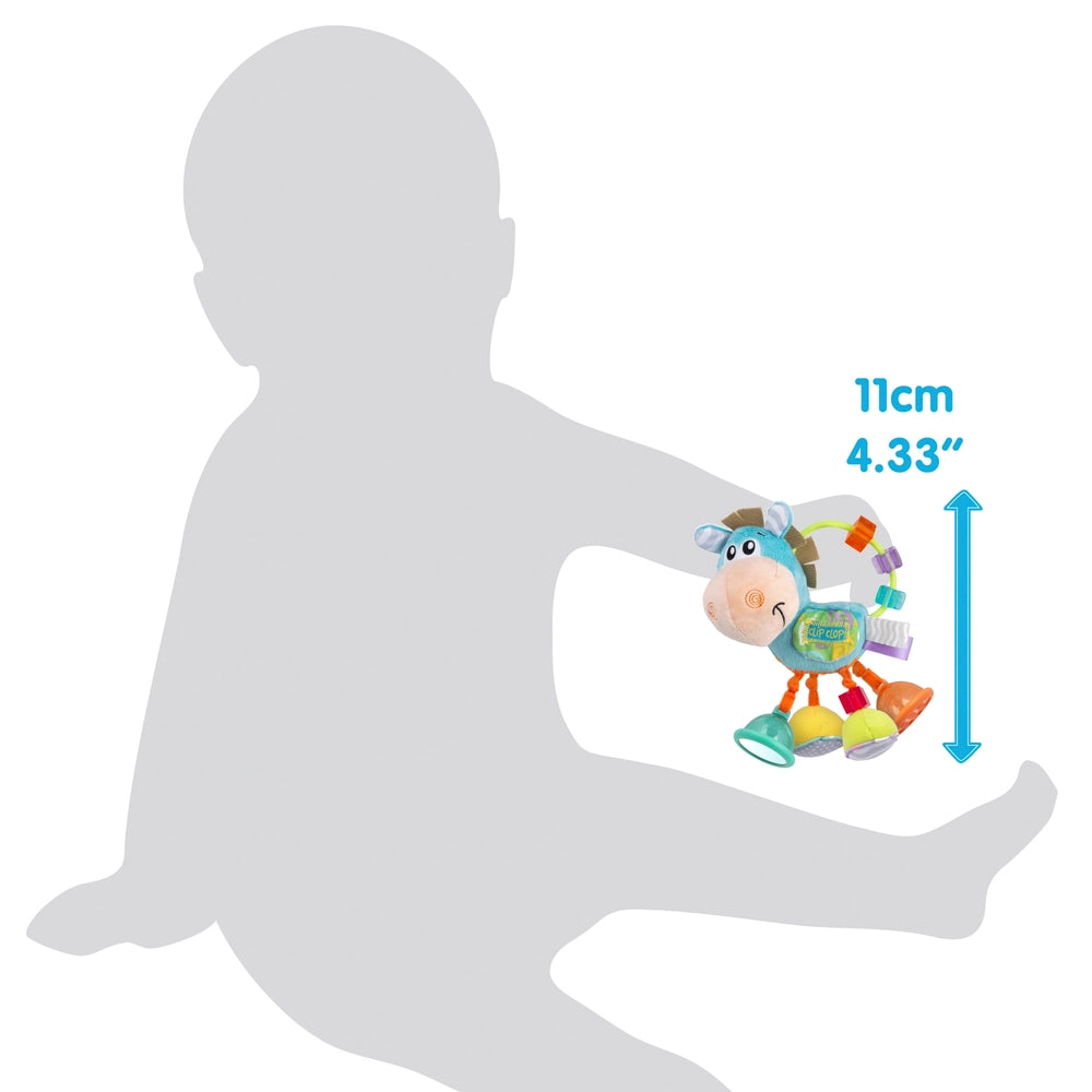 Playgro Clip Clop Activity Rattle Blue