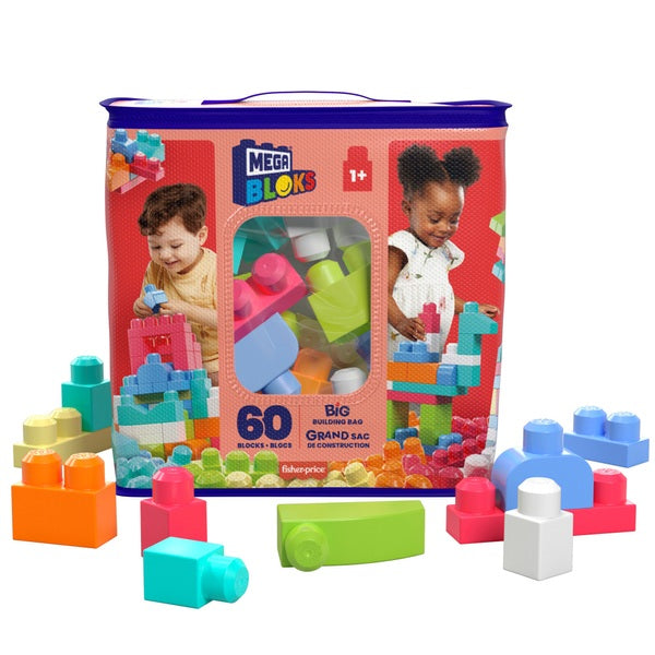 Mega Bloks First Builders Big Building Bag Pink