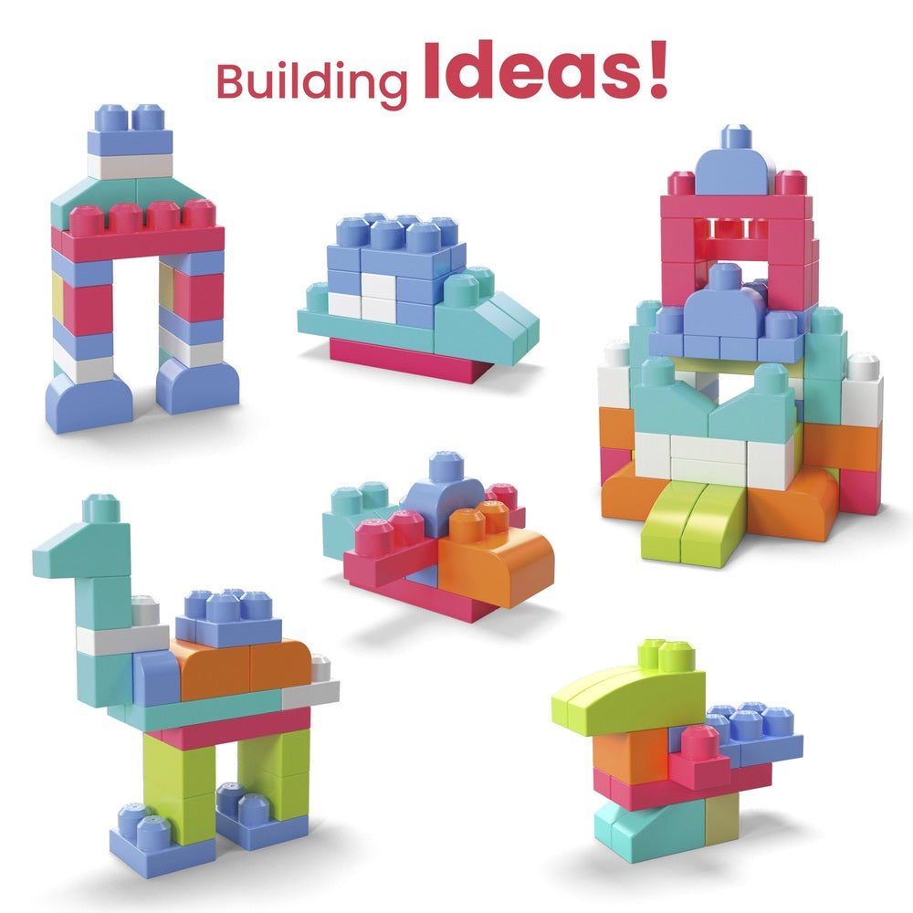 Mega Bloks First Builders Big Building Bag Pink