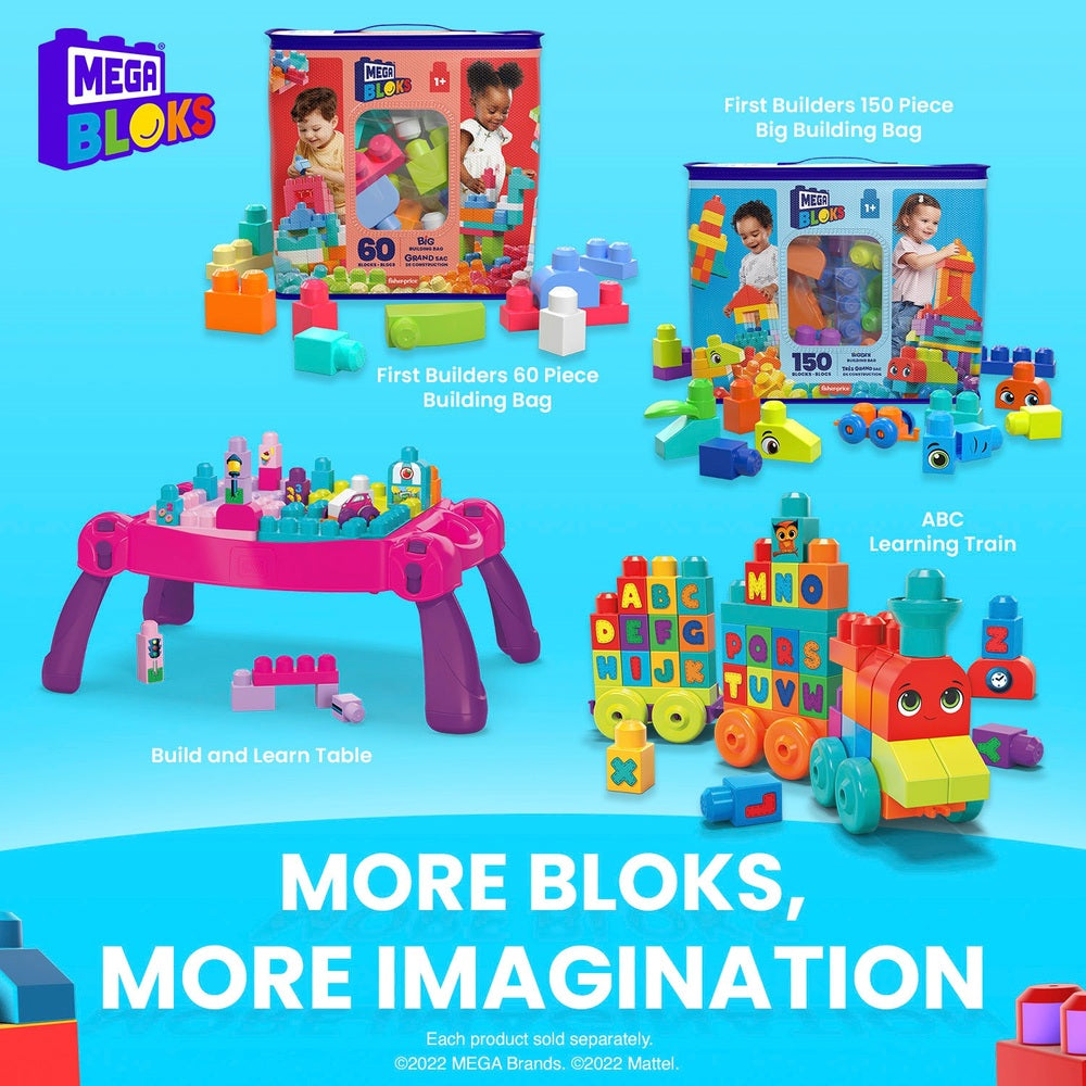 Mega Bloks First Builders Big Building Bag Pink