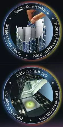 Empire State Building - Night Edition, 216Pc 3D Jigsaw Puzzle®