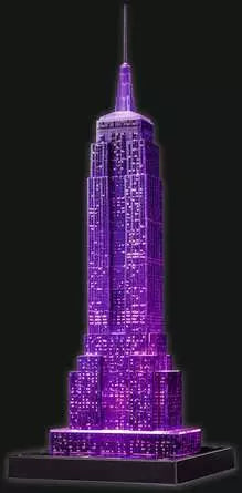 Empire State Building - Night Edition, 216Pc 3D Jigsaw Puzzle®
