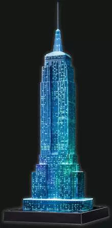 Empire State Building - Night Edition, 216Pc 3D Jigsaw Puzzle®