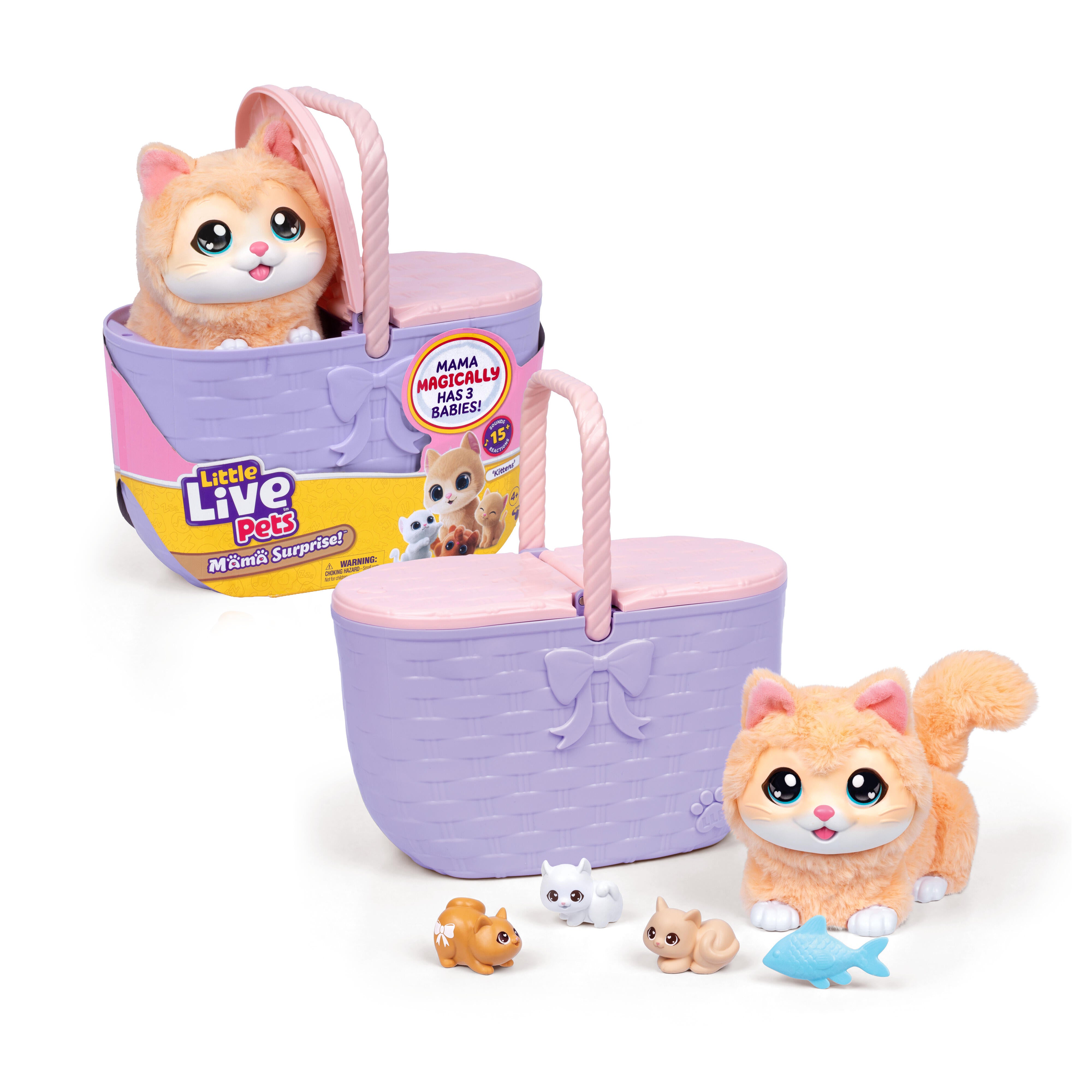 Little Live Pets Mama Surprise Kittens Playset