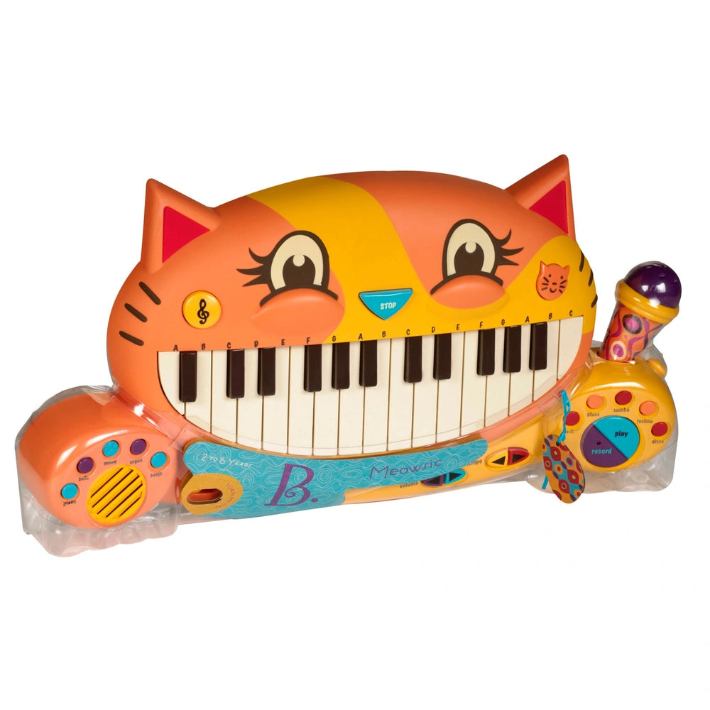 B.toys Meowsic Toy Piano With Microphone