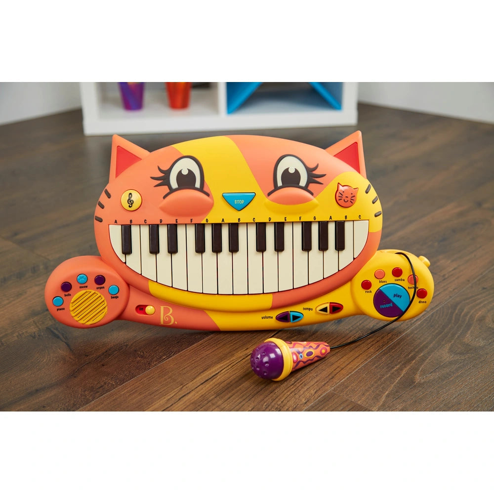 B.toys Meowsic Toy Piano With Microphone