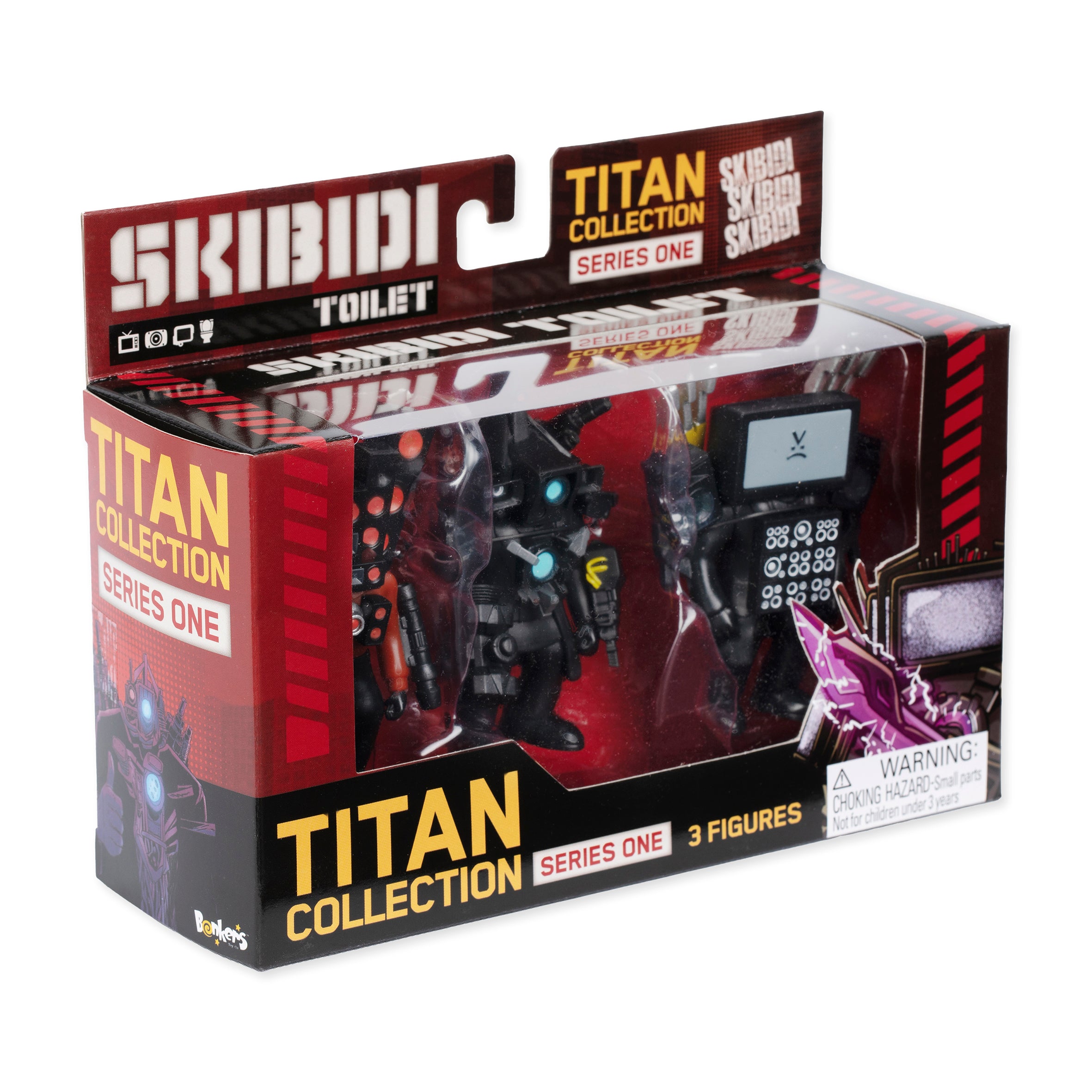 Skibidi Toilet Titan 3 Pack