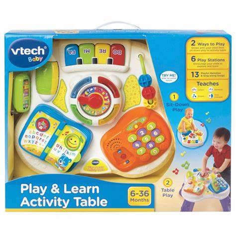 Vtech Learning Activity Table