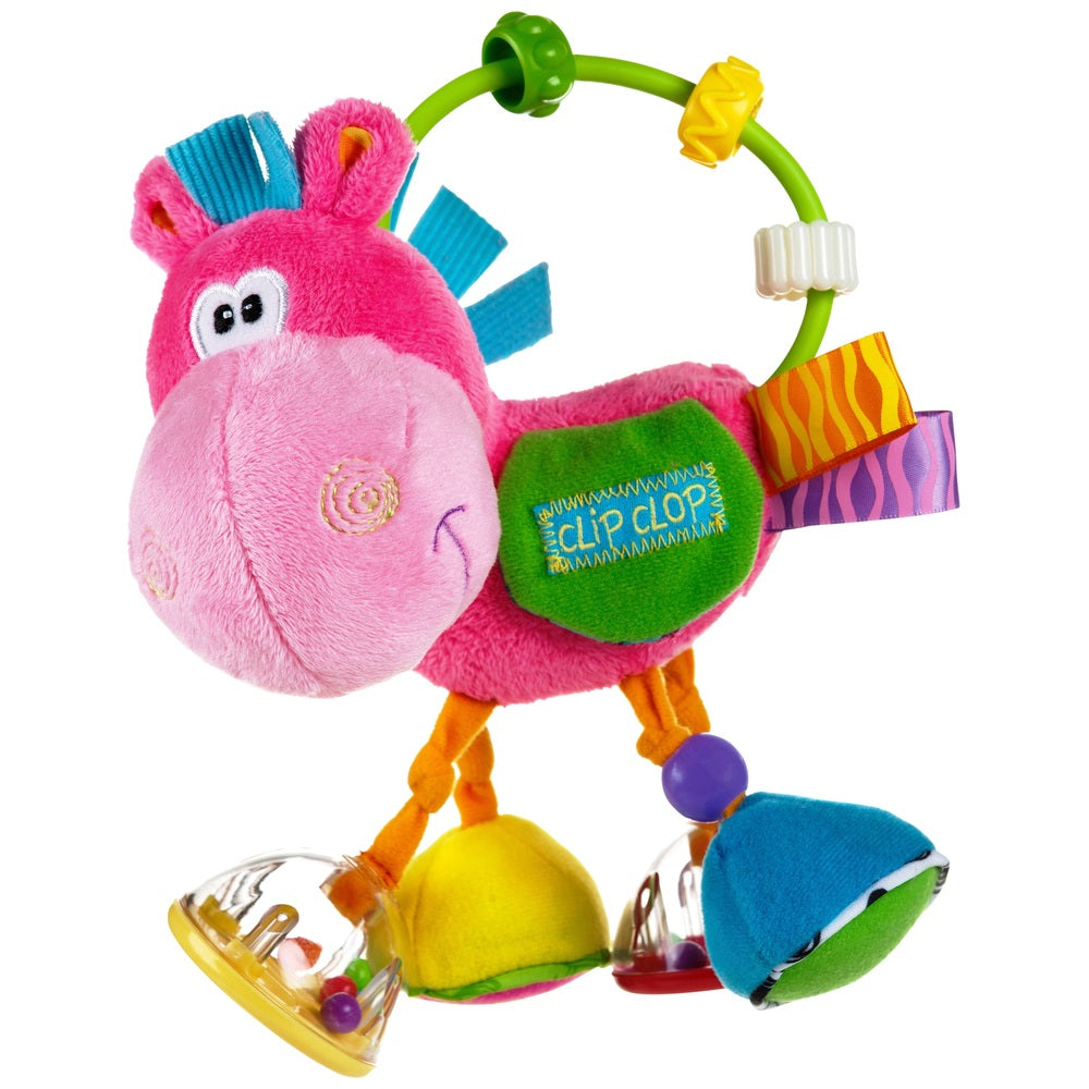 Playgro Clip Clop Activity Rattle Pink