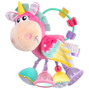 Playgro Clopette Unicorn Activity Rattle Pink