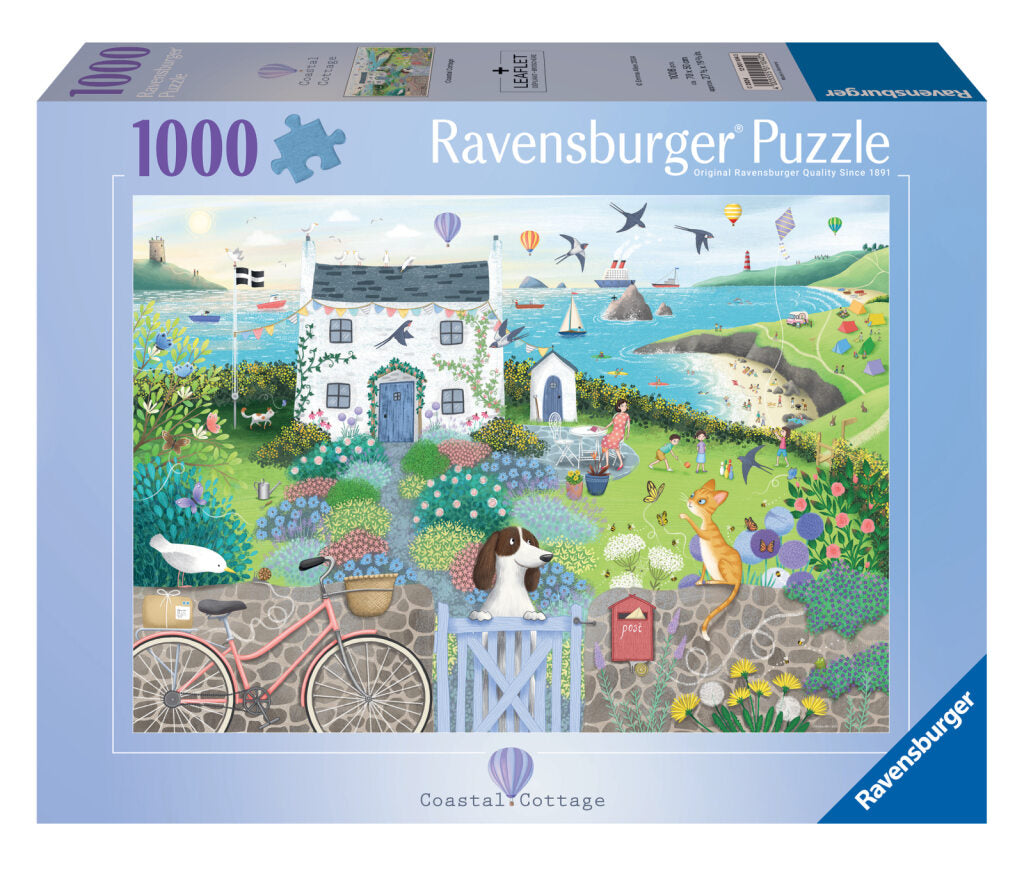 Ravensburger Coastal Cottage 1000 Piece Jigsaw Puzzle
