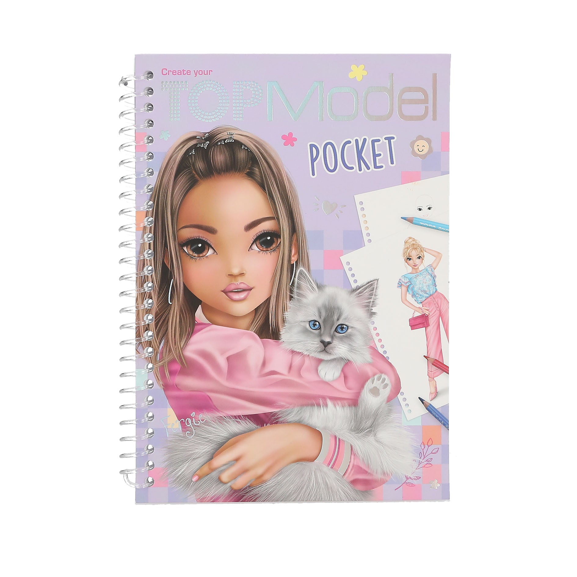 Topmodel Pocket Colouring Book