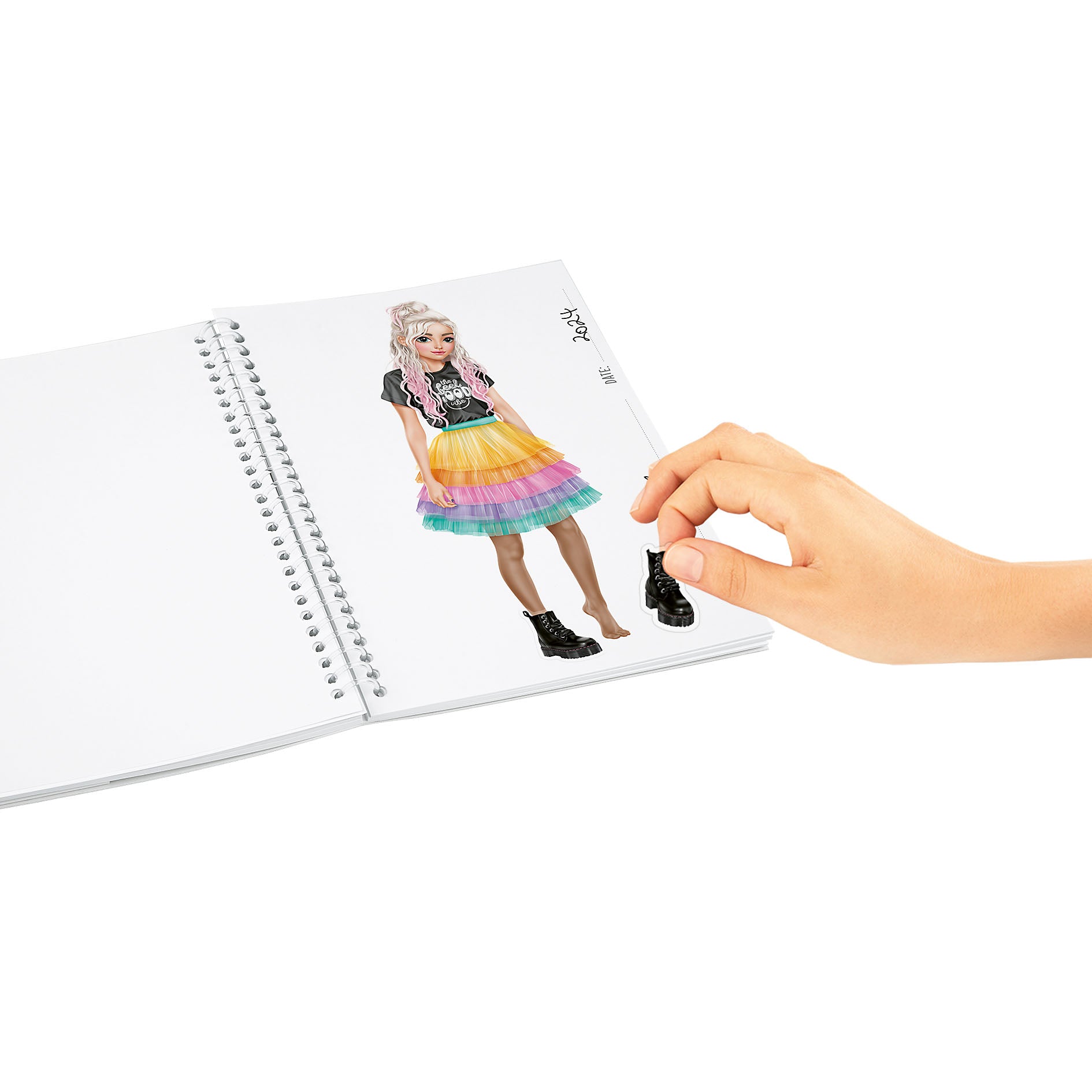 Topmodel Pocket Colouring Book