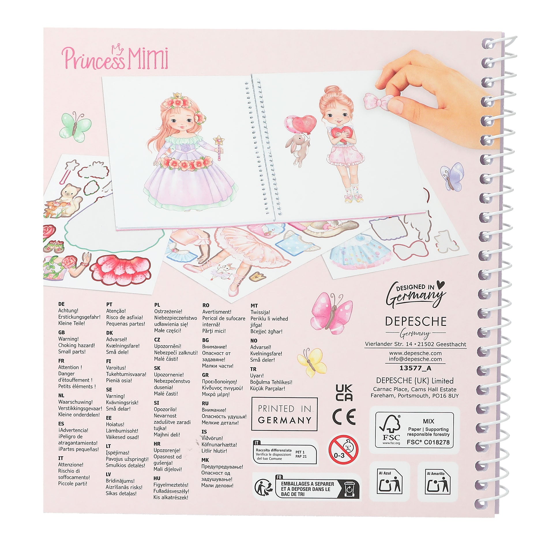 princess mimi dress me up Amazon.com: Depesche 13577 Princess Mimi Dress Me Up Sticker Book with 24 Pages for Designing Princess Outfits, Includes 10 Sticker Sheets : Toys & Games
