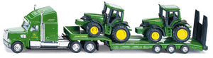 Siku 1:87 John Deere Low Loader With 2 John Deere 6820 Tractors