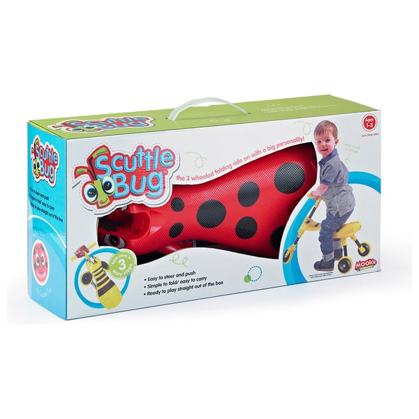 Scuttlebug Red And Black Beetle Ride On