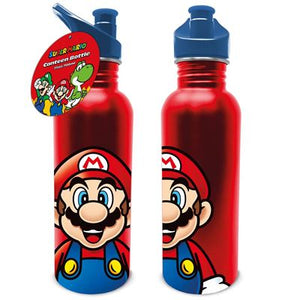 Super Mario (Mario) Metal Canteen Drinks Bottle