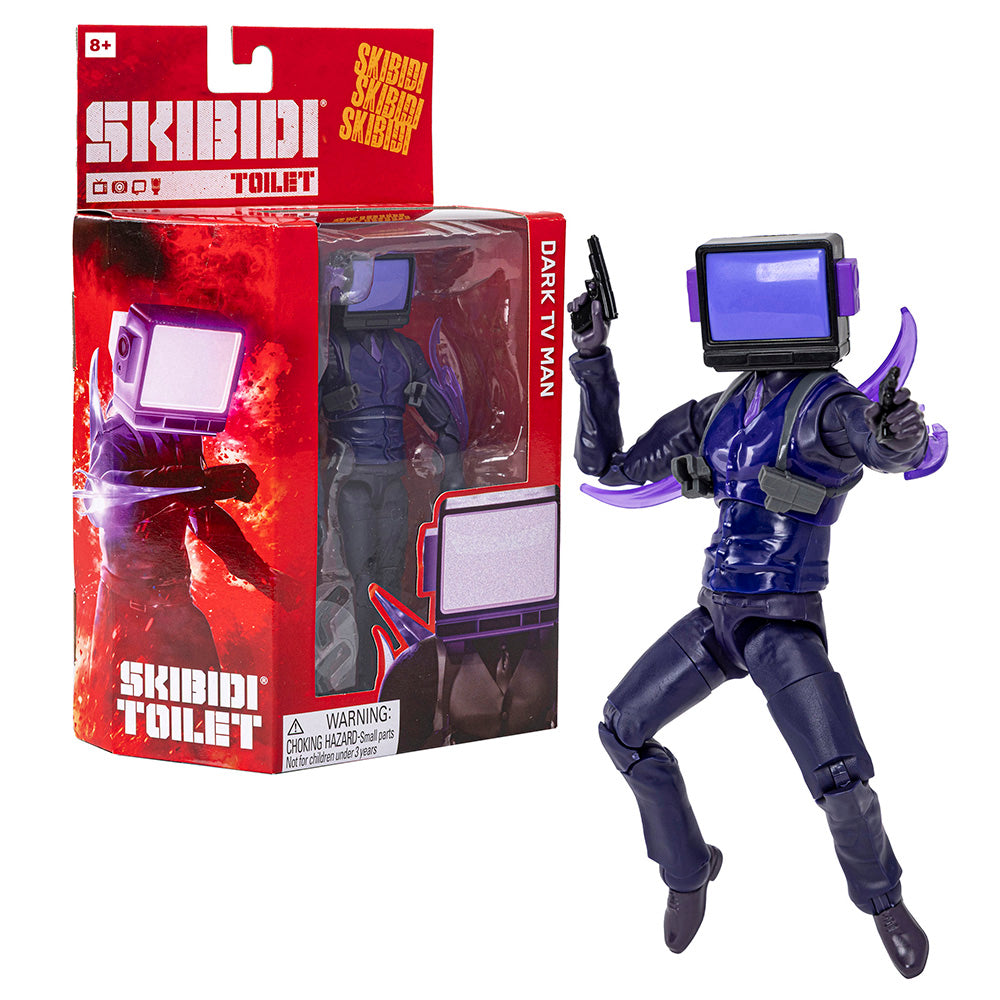 Skibidi Toilet Deluxe Figure - Dark Tv Man