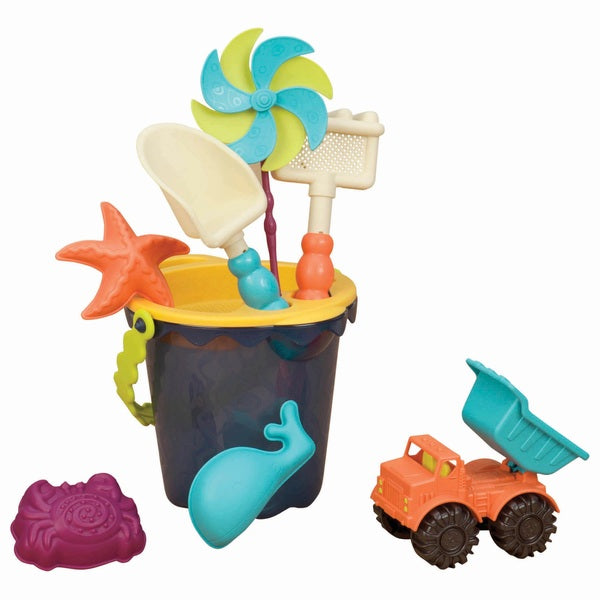 B.toys Sands Ahoy! Beach Bucket And Toy Set