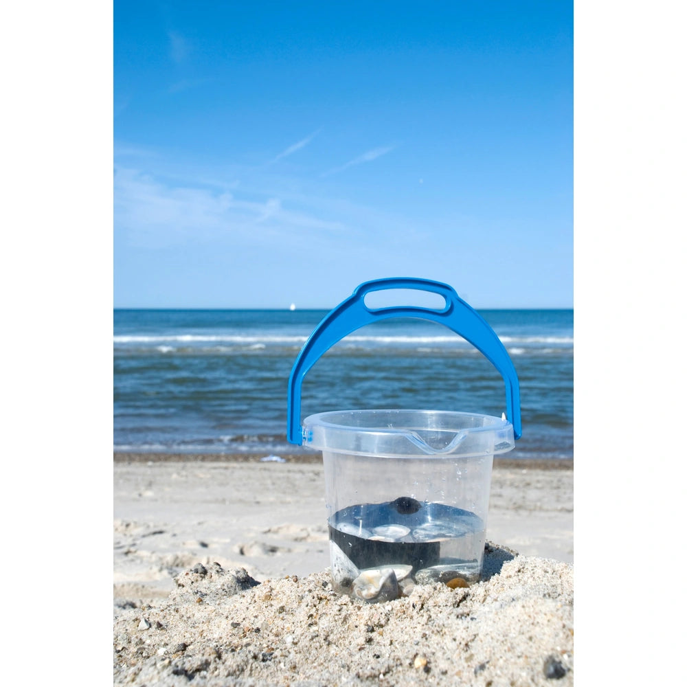 Dantoy Transparent Beach Bucket 13Cm Assortment