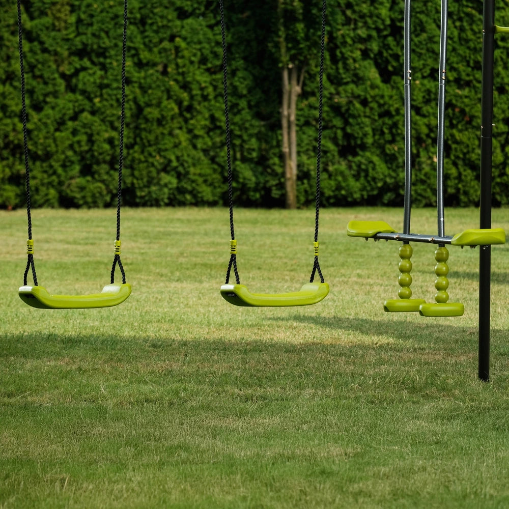 3 Unit Metal Swing Set