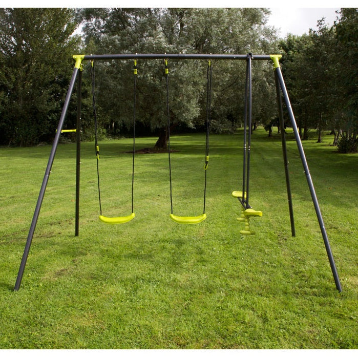 3 Unit Metal Swing Set