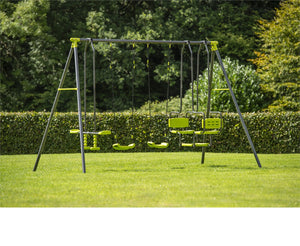4 Unit Metal Swing Set