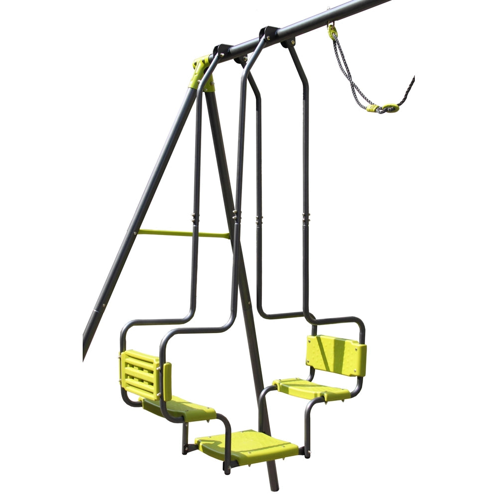 4 Unit Metal Swing Set